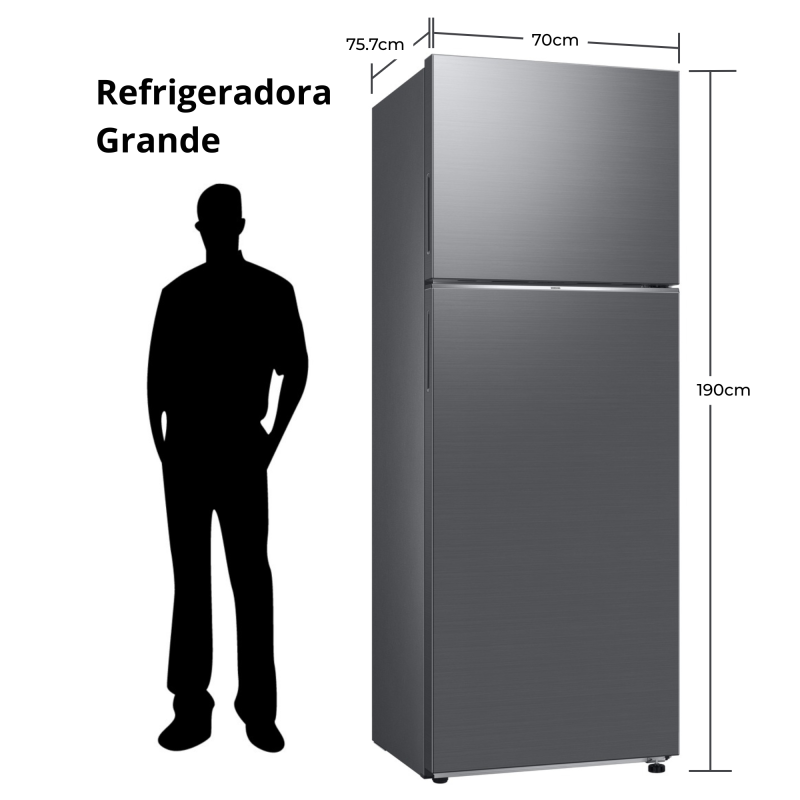 Samsung Refrigerador top mount de 18.6cuft digital inverter RT53DG6124S9